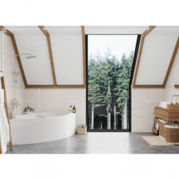 ATHENA Ванна акриловая угловая 150х150 см, без панели и каркаса, белая