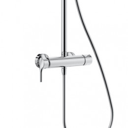Душевая система со смесителем для душа, KLUDI LOGO DUAL SHOWER SYSTEM, 6808505-00