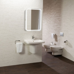 AZARIO зеркало-шкаф Фиджи flip 60 (600х800) универсальное, сенсорный выключатель