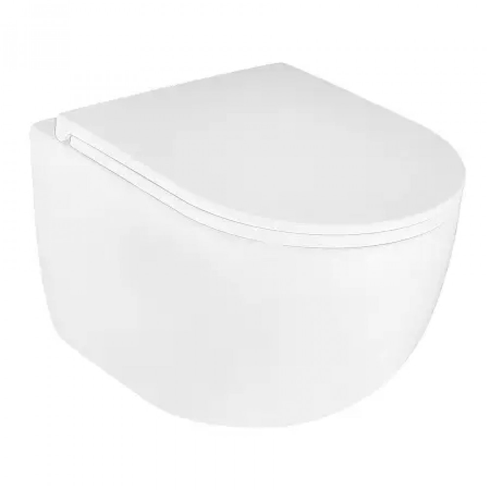 Azario TERSO  AZ-092E-UQ3 ТОРНАДО 3.0 (СКРЫТОЕ КРЕПЛЕНИЕ) подвесной  унитаз в комплекте с сидением микролифт 495x360x370mm