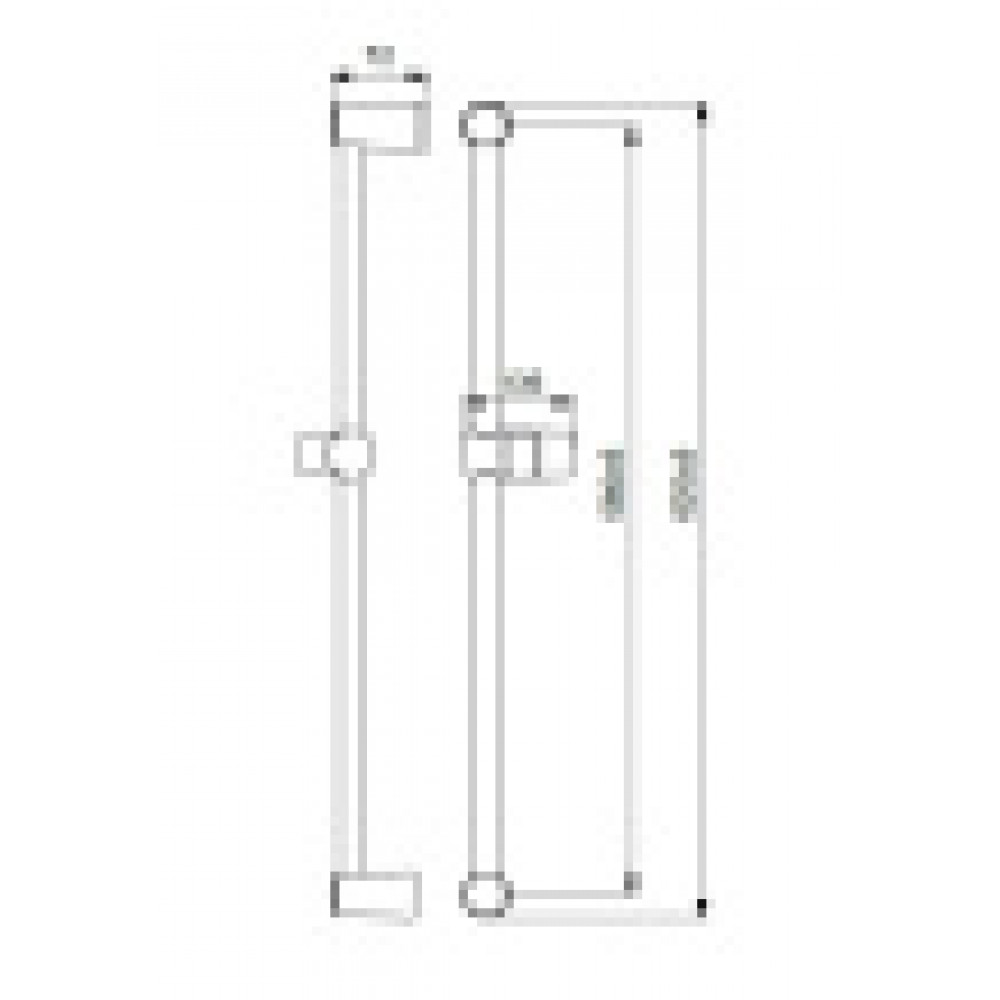 Штанга для душа VIDIMA FRESH S 600мм,BA196AA