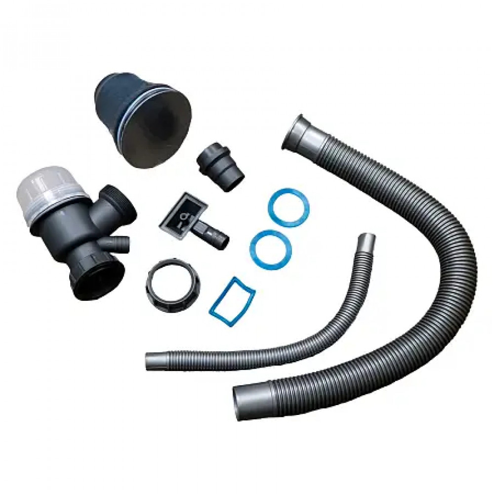 AZARIO кухонная мойка NICOLE (500*500*220) нержавеющая сталь серая соты(сифон, диспенсер,коландер)