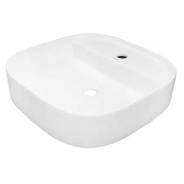 AZ-2204 Раковина накладная квадратная Размер:450*450*120 мм белый глянец