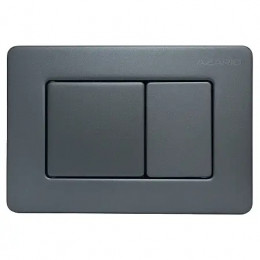 AZARIO NEW-TS Клавиша смыва AZ-SS-003-GG  СЕРАЯ (квадратная) нержавеющая сталь 242x165x29,8мм (инст. AZ-G12 и AZ-TS006T)