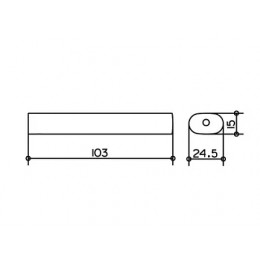 11563 010000 Edition 400 Держатель запасного рулона