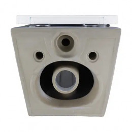 AZ-5177T-WHT ADAGIO Унитаз подвесной с системой смыва Tornado в комплекте с быстросъемным сиденьем микролифт, дюропласт 485*360*365mm