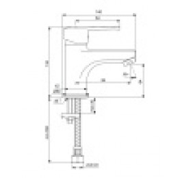 BA234AA UNO Смеситель для умывальника