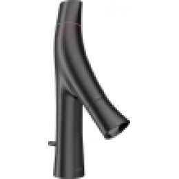 12010340 Axor Starck Organic Смеситель для раковины, с двумя рукоятками 280, шлифованный черный хром