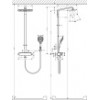 27112400 Raindance Select Raindance Select 360 Showerpipe, ½’