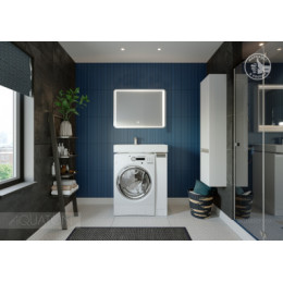 Лондри 80 Тумба  под с/машинку (20) (Раковина Рейн 80 белая)