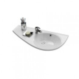 Умывальник AVOCADO Левый белый с отвеpстием