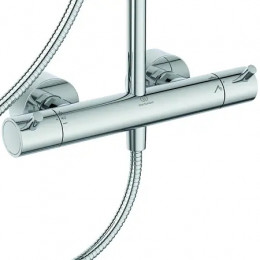 Душевая система с настенным термостатическим смесителем, для душа, Ceratherm T125, A7589AA
