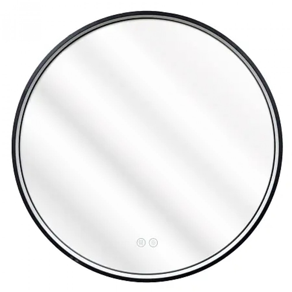 Зеркало Димион 600*4,5 Матовый черный