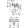71247000 Logis Loop Смеситель для душа, однорычажный, ВМ