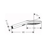26520670 Raindance Select Ручной душ E 120 3jet, черный матовый