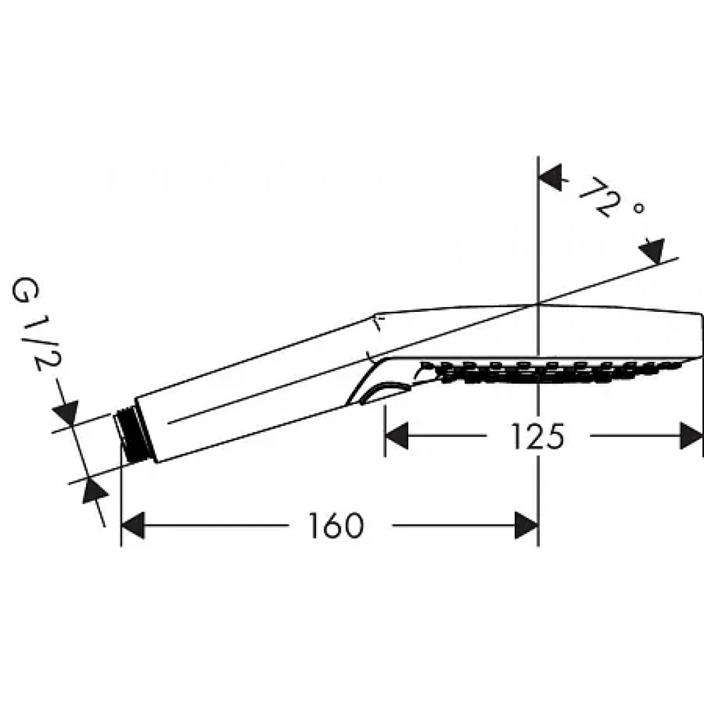 27361000 Raindance E 300 1jet Showerpipe 350 ST