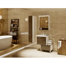 Капри 60 Тумба (Таксония темная)(Умывальник Миранда 60)