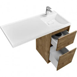 Лондри 40 Тумба без фасада под с/маш Дуб рустикальный