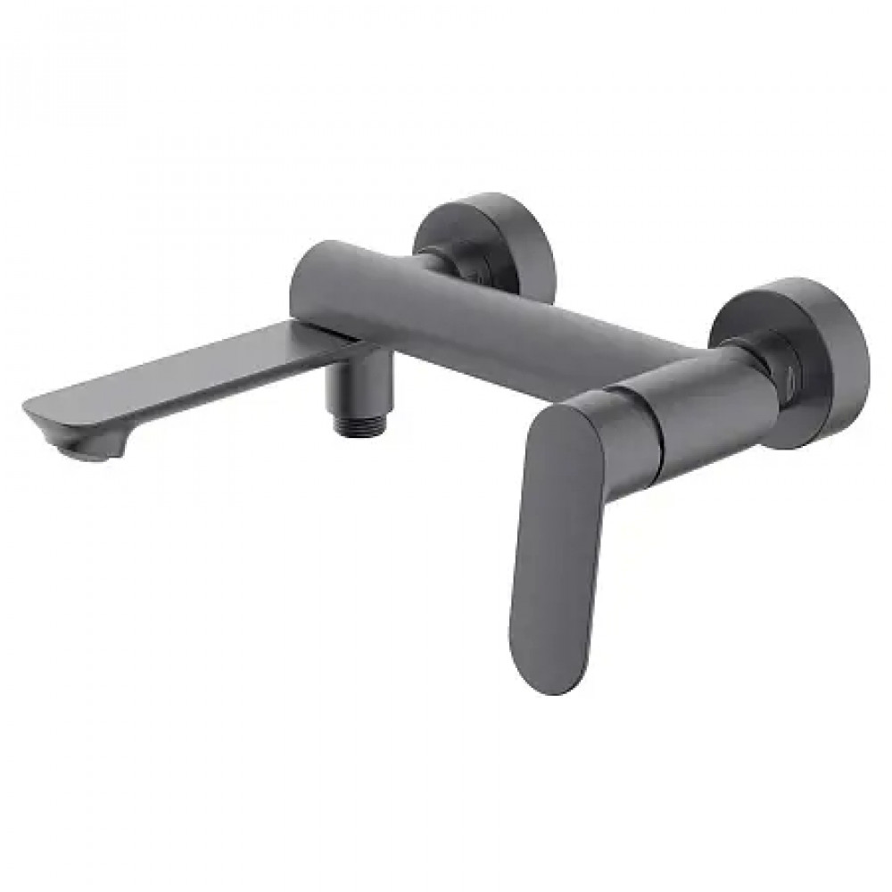 Alanti Cмеситель для ванны с ручным душем, серый графит
