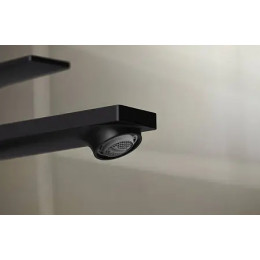 72581670 Rebris E Смеситель для раковины 240 CoolStart, однорычажный, со сливным гарнитуром, матовый