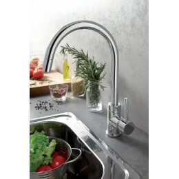 E23308-CP EDOUARD Смеситель для кухни c вытяжным изливом, хром