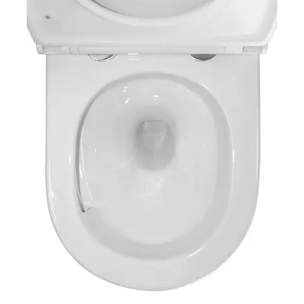 Azario TERSO  AZ-092E-UQ3 ТОРНАДО 3.0 (СКРЫТОЕ КРЕПЛЕНИЕ) подвесной  унитаз в комплекте с сидением микролифт 495x360x370mm