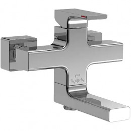 E45370-CP STRAYT Настенный смеситель для ванны/душа, Хром