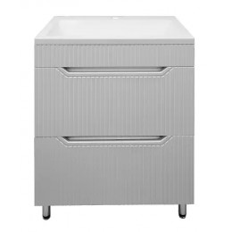 Комплект Тумба HARMONIA 60/2Н напольная с раковиной ЛЮНОКС 60