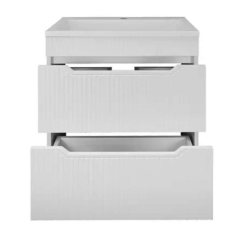 Комплект Тумба HARMONIA 60/2Н напольная с раковиной ЛЮНОКС 60