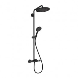 26890670 Croma Select S Showerpipe 280 1jet с термостатом, черный матовый