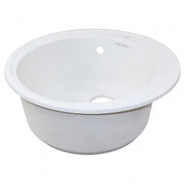 AZARIO кухонная мойка Solo (505x505x190) Белый крап (сифон)