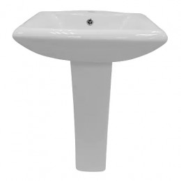 ELANA Раковина с пьедесталом. Размер 560х440х835 мм