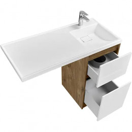 Лондри 40 Тумба без фасада под с/маш Дуб рустикальный