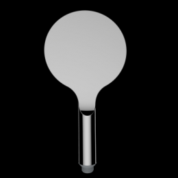 APICE Ручной душ (ABS пластик) Ø140 мм., цвет черный матовый