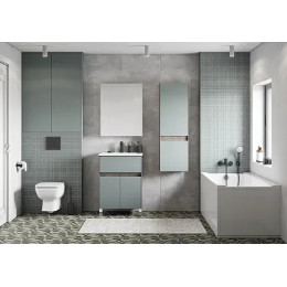 Форест Шкаф-колонна Дуб Рошелье/Сумеречный Голубой