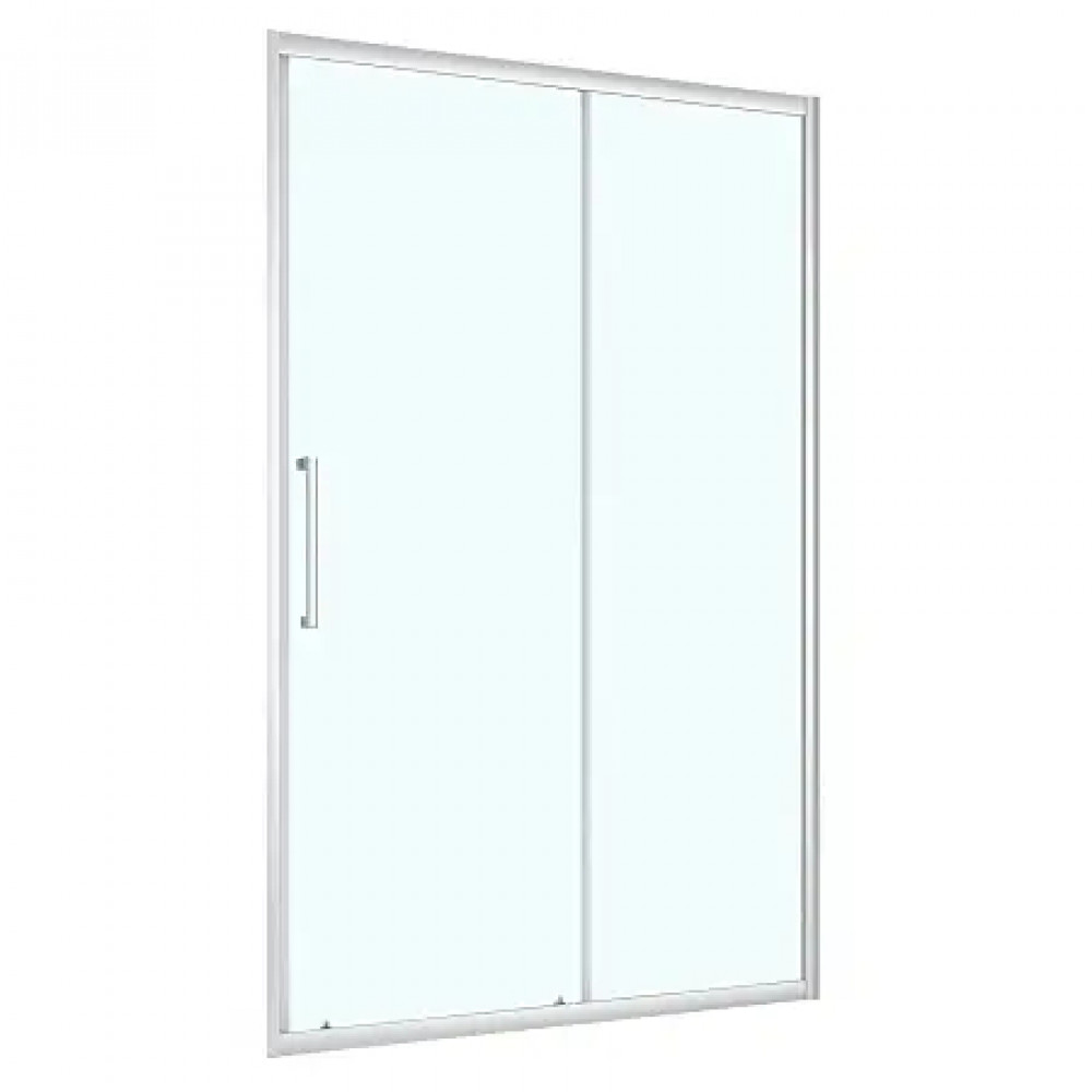 Дверь в нишу, раздвижная CS-AB03C-120 120x190，профиль хром，6 мм прозрачное стекло, профиль хром