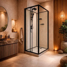 CS-3010TM/W-100L Душ. Кабина 1000x1000x2150 поддон 14 см