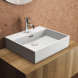 EXTRA Умывальник 50 см с отверстием под смеситель, с отверстием перелива