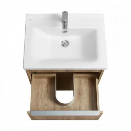 Хоуп Тумба-умывальник 60/1 Орех (БЕЗ Умывальника Миранда-60)