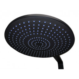 Душевая система, полный душевой набор, черная, DEEPSEA