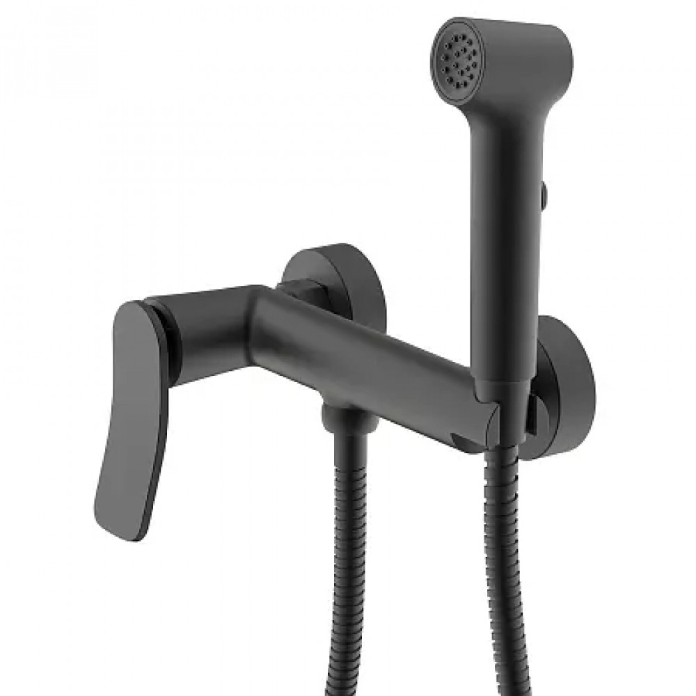 Escaro Гигиенический душ со смесителем, черный матовый