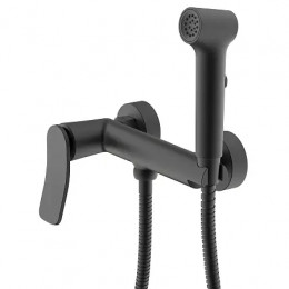 Escaro Гигиенический душ со смесителем, черный матовый