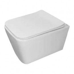 Dezi White унитаз подвесной, с функцией Торнадо, с сиденьем дюропласт, микролифт (1 место)