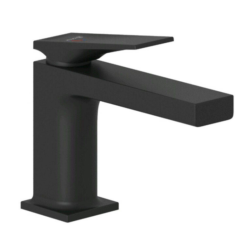 Смеситель для раковины, Kludi, DECUS, EcoPlus, цвет-черный матовый (Matt Black, Nero Opaco)