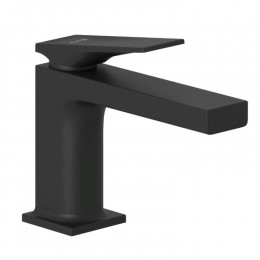 Смеситель для раковины, Kludi, DECUS, EcoPlus, цвет-черный матовый (Matt Black, Nero Opaco)