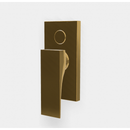 Смеситель для душа, Fima Carlo Frattini, Zeta, на 2 потребителя, цвет-золото