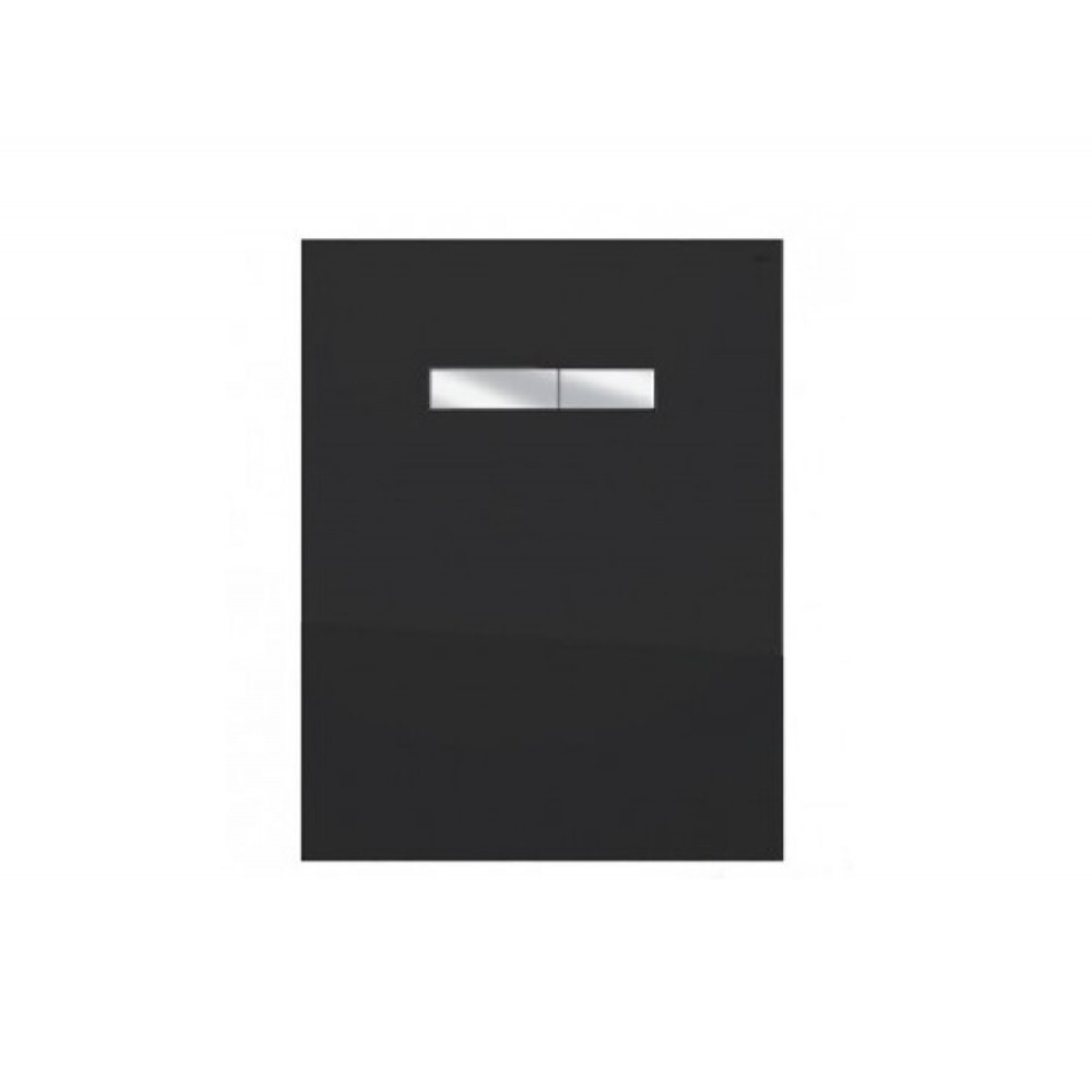 Клавиша смыва, TECE, TECElux, для унитаза, шгв 430*16*555, цвет-черный/глянцевый хром