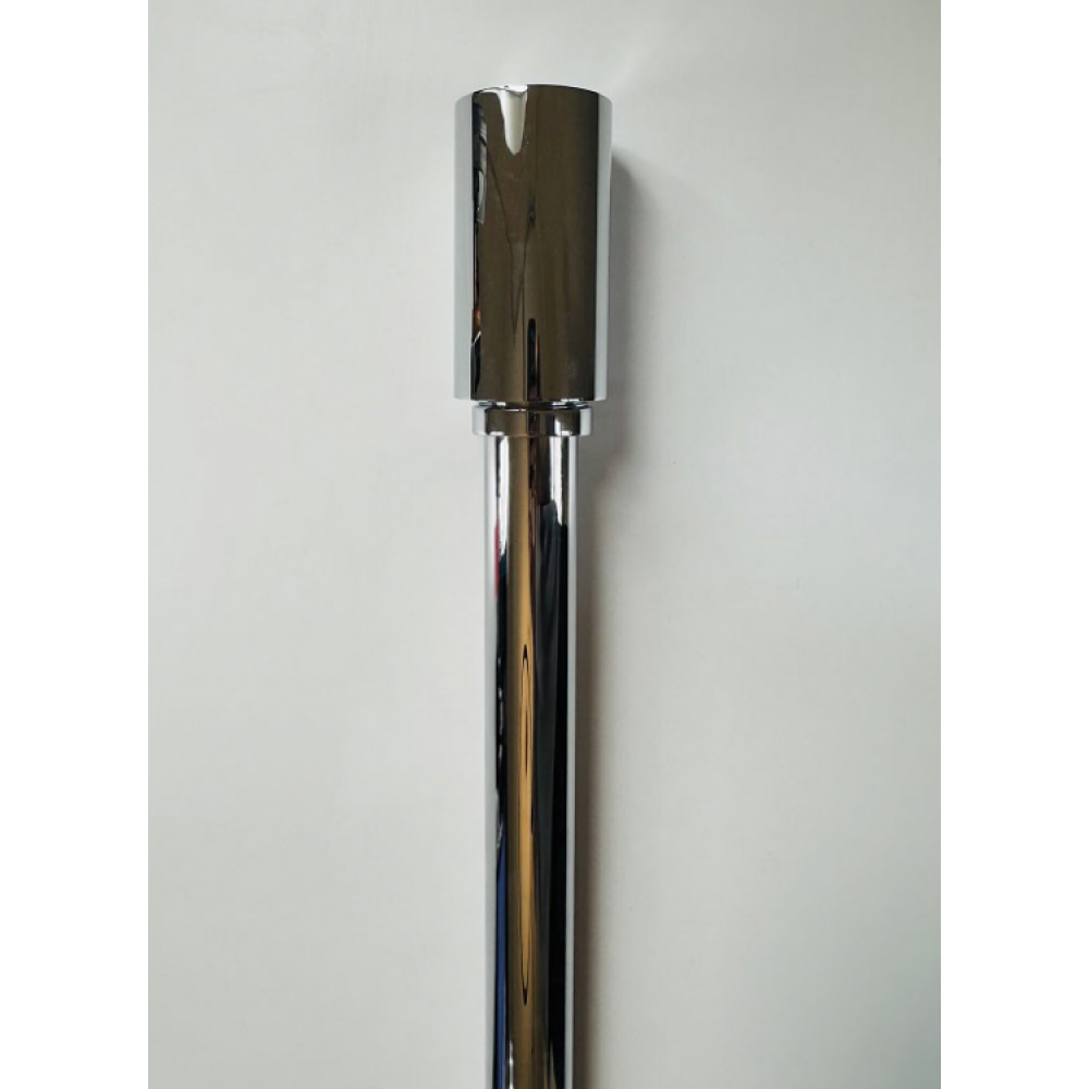 Сифон, DEA Design, в пол, для отдельностоящих раковин, подходящий для узких пьедесталов, цвет-хром