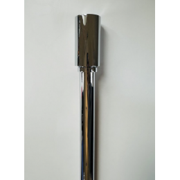 Сифон, DEA Design, в пол, для отдельностоящих раковин, подходящий для узких пьедесталов, цвет-хром