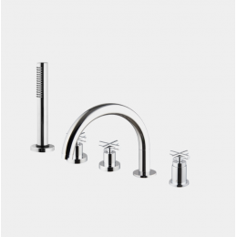 Смеситель для ванны, Fima Carlo Frattini, Maxima, цвет-хром